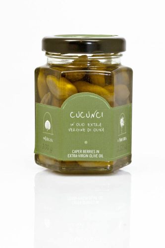 La Nicchia Caper berries in olive oil, 100g