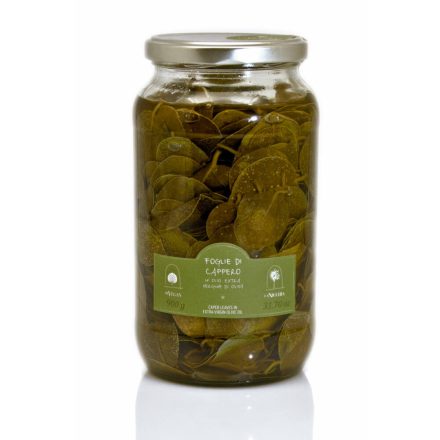 La Nicchia Caper leaves in olive oil, 900g