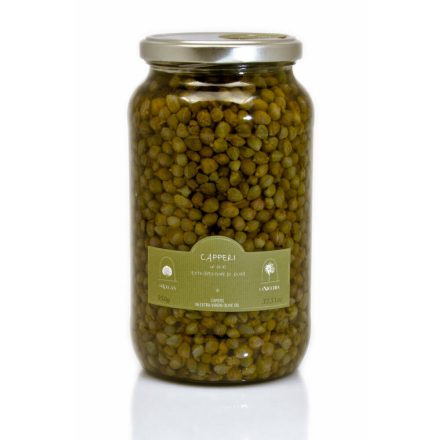 La Nicchia Capers in olive oil, small size, 950g