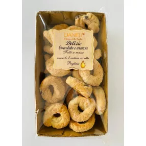 Danieli - Csokoládés-narancsos édes taralli, 250g