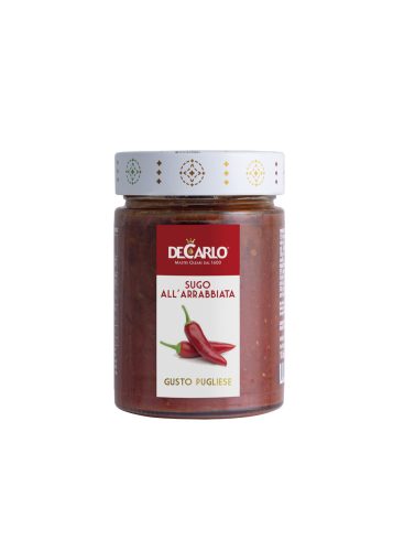 DeCarlo - Sugo all'Arrabbiata - hot tomato sauce, 300g