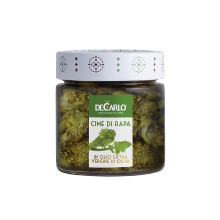 DeCarlo - "Cime di Rapa" - Brokkoli rügy extraszűz olívaolajban 200g