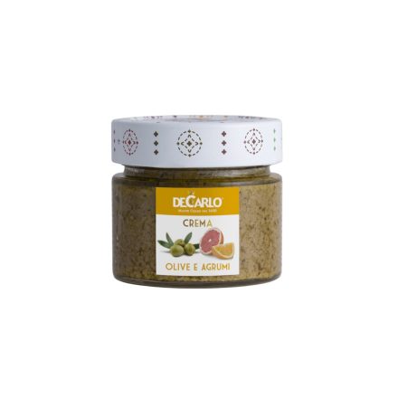 DeCarlo -  Green olive cream with citrus, 130g
