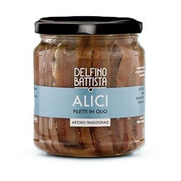 Delfino Szardella filé olajban, 180g