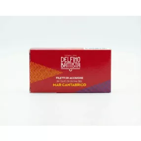   Delfino Battista - Kantábriai-tengeri szardella olívaolajban, 50g