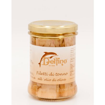 Delfino Tuna fillets in olive oil, 190g