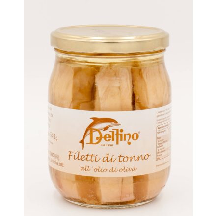 Delfino Tuna fillets in olive oil, 545g