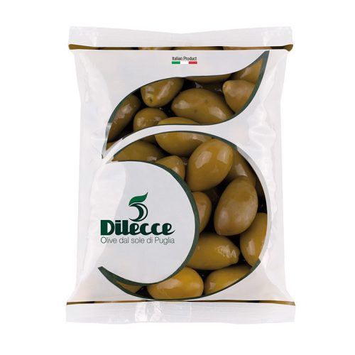 DiLecce - Bella di Cerignola óriás zöld olajbogyó sós páclében, 500g