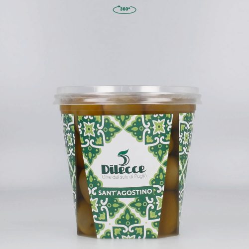 DiLecce - Sant' Agostino green olive in brine, 250g