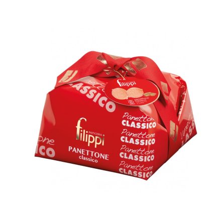 Filippi Damerino Tradizionale - klasszikus mazsolás & kandírozott gyümölcsös panettone, 1kg