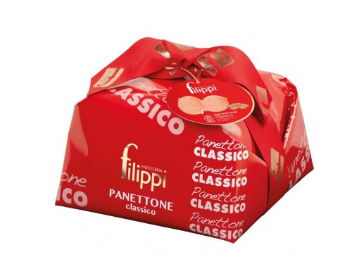 Filippi Damerino Tradizionale - klasszikus mazsolás & kandírozott gyümölcsös panettone, 1kg