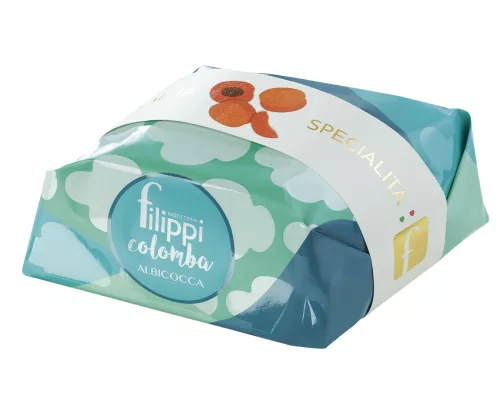Filippi Albicocca - candied apricot colomba, 750g