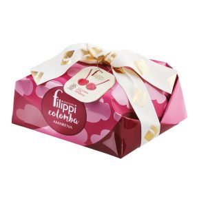 Filippi Amarena - candied sour cherry colomba, 750g