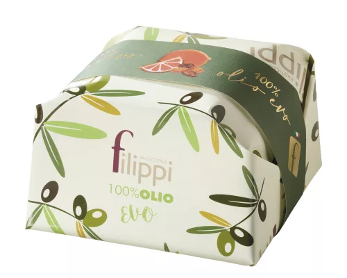 Filippi Extravergine - extra virgin olive oil panettone, 1kg