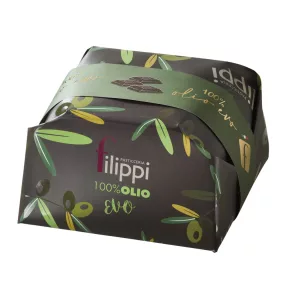   Filippi Extravergine & Cioccolato - extra virgin olive oil & dark chocolate panettone, 1kg