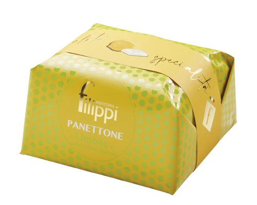 Filippi Limone e Cioccolato bianco - lemon & white chocolate panettone, 500g