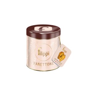   Filippi Cioccolato in Latta - csokoládés panettone díszdobozban, 100g