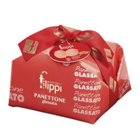   Filippi Damerino Glassato - traditional raisin panettone with almond icing, 500g