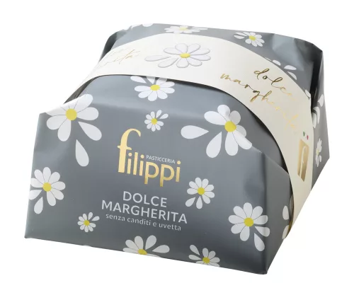 Filippi Dolce Margherita - panettone with extra virgin olive oil, without raisins and candied fruit, 750g