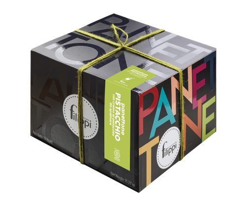 Filippi Pistacchio - Panettone with pistachio 1kg + pistachio spread 100g