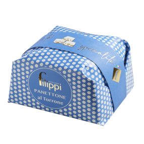 Filippi Torrone - panettone with almond nougat, 500g