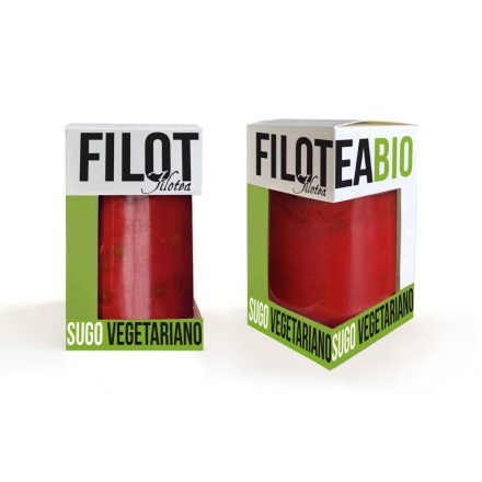 Filotea - "Vegetariano" paradicsom tésztaszósz, bio, 350g