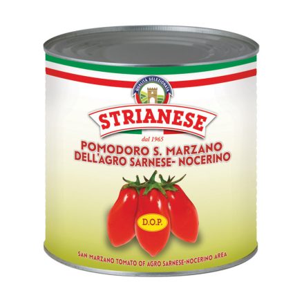 Strianese - San Marzano DOP hámozott paradicsom, 2,5kg