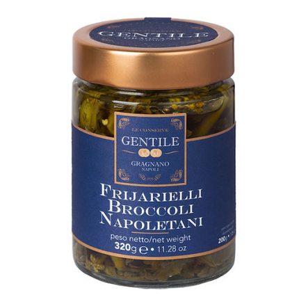 Gentile - "Frijarelli Napoletani" - Brokkolirügy extraszűz olívaolajban, 280g