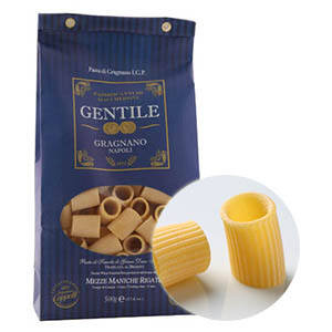 Gentile Mezze Maniche Rigate (bordás fél rigatoni), 500g