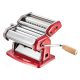 Imperia iPasta pasta machine with 2 cutting heads, red