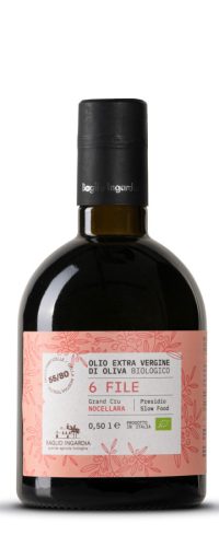 Baglio Ingardia - "6 File" Nocellara monocultivar Grand Cru bio extraszűz olívaolaj, 500ml