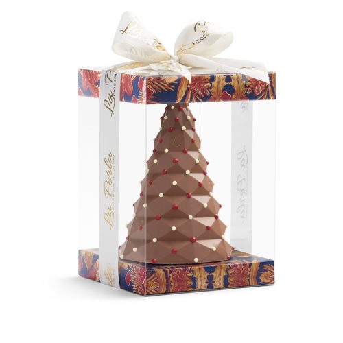 La Perla di Torino - Milk chocolate tree with Christmas spices, 250g