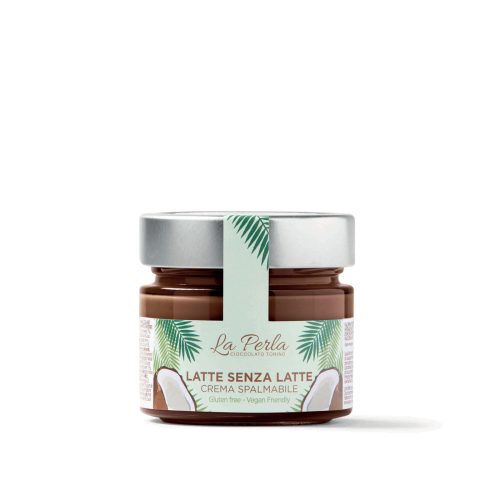 La Perla di Torino - Milk-free vegan (coconut) milk chocolate spread, 150g