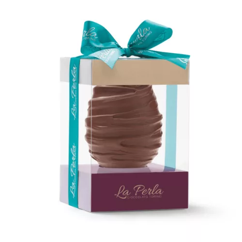 La Perla di Torino - Easter egg with Piedmont hazelnut-dark chocolate, 220g