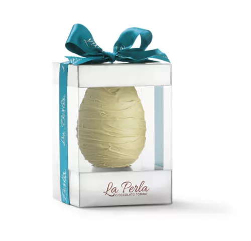 La Perla di Torino - Sós pisztáciás-fehér csokoládés húsvéti tojás, 220g
