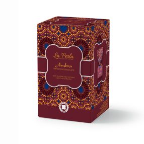  La Perla di Torino - Ambra vegan chocolate truffle box, without added sugar, 150g