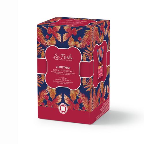 La Perla di Torino - Christmas spice milk chocolate truffle box, 150g