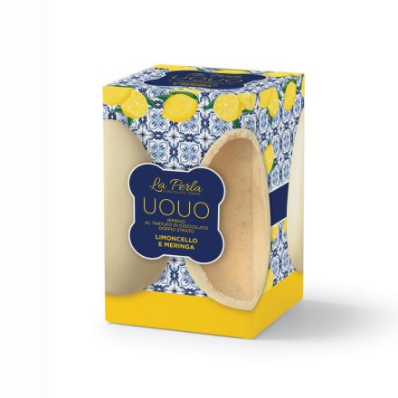 La Perla di Torino - UOUO Limoncello és meringue húsvéti tojás, 100g