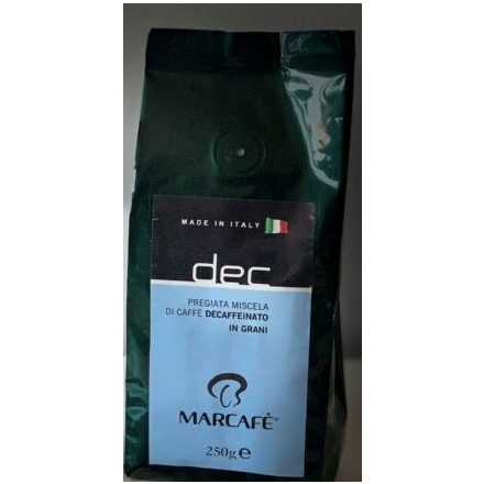 Marcafé Dec decaffeinated bean coffee, 250g