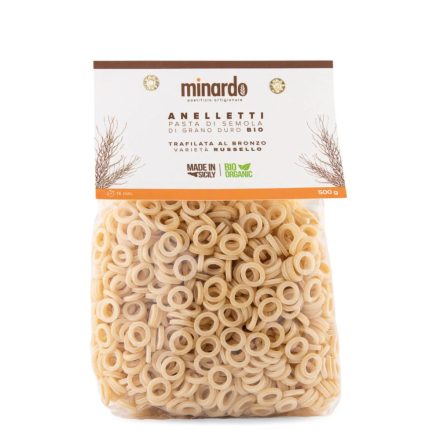 Minardo - Anelletti organic durum pasta, 500g