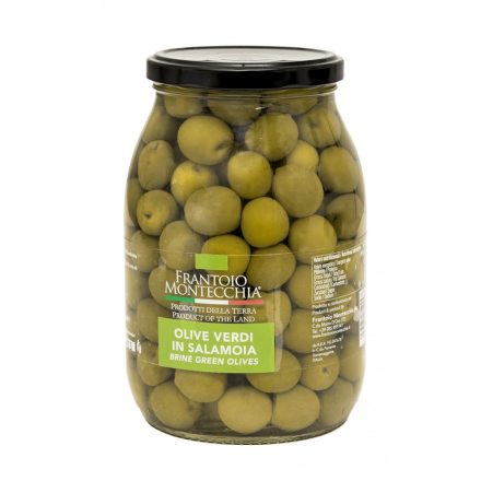 Montecchia Nocellara green, sweet olive in salted brine, 500g