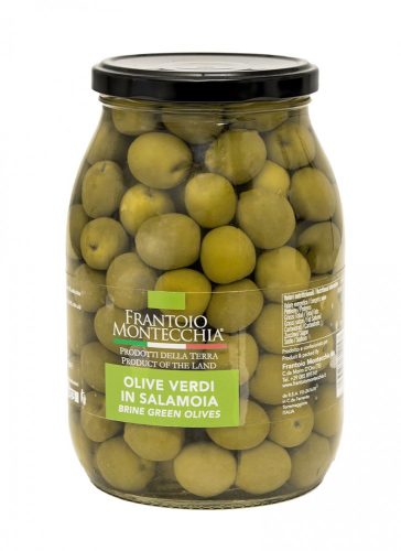 Montecchia Nocellara green, sweet olive in salted brine, 500g