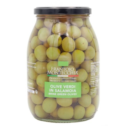 Montecchia Nocellara green, sweet olive in salted brine, 900g