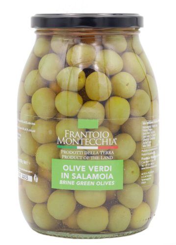 Montecchia Nocellara green, sweet olive in salted brine, 900g