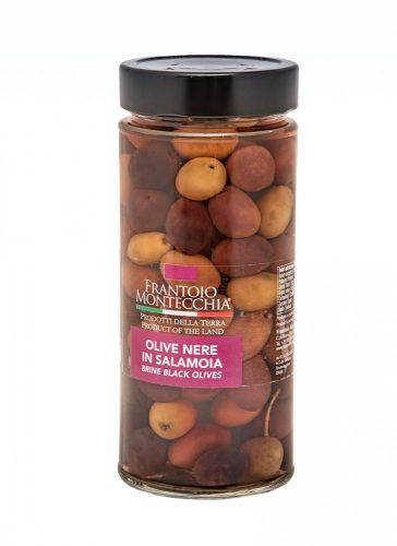 Montecchia Peranzana black olive in salted brine, 500g