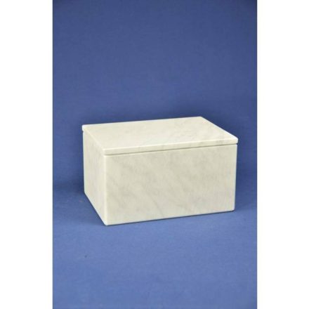 Marmotecnica Box from white Carrara marble
