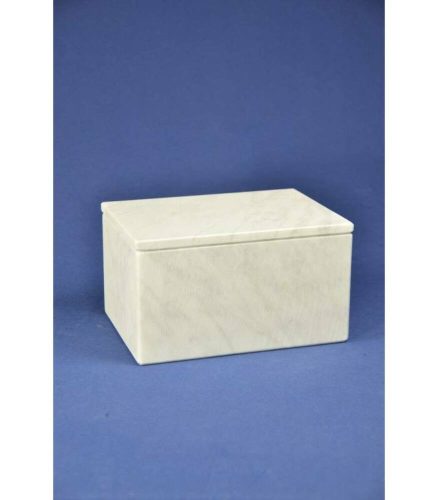 Marmotecnica Box from white Carrara marble