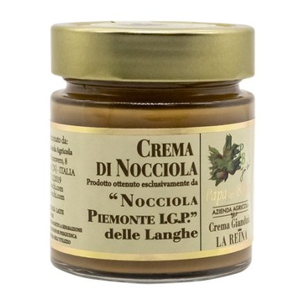 Papa dei Boschi Crema Gianduia La Reina - Piedmont hazelnut spread IGP, 250g