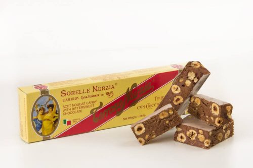 Sorelle Nurzia Torrone - mogyorós-csokoládés lágy nugát, 470g