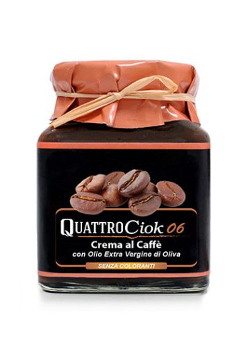 Quattrociocchi Crema Caffe - coffee cream with extra virgin olive oil and cocoa, 320g